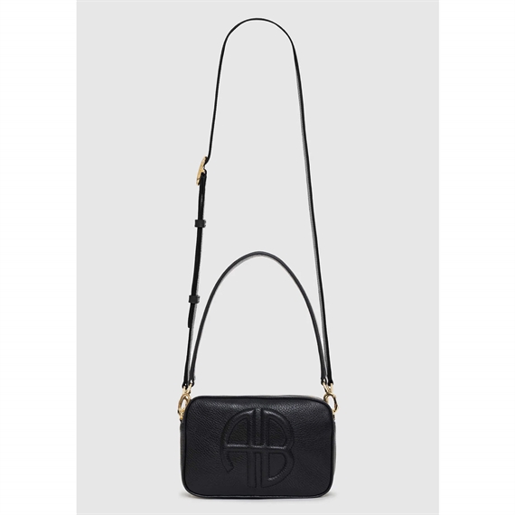 Anine Bing Lili Taske, Black Pebbled  